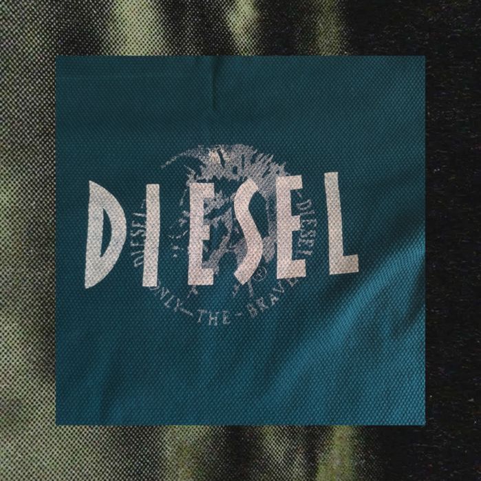Diesel Big Logo Памучна Тениска