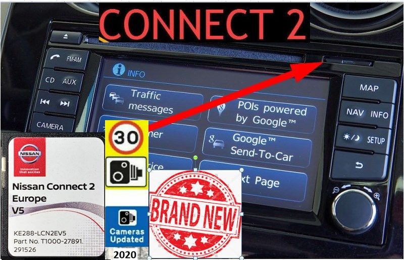 SD card карта Nissan Connect 1 2 3 навигация Нисан Qashqai/XTRAIL
