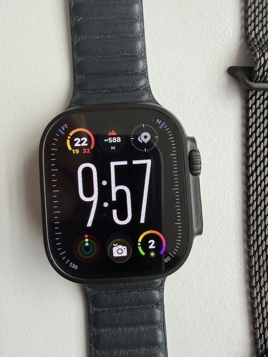 Смарт часовник Apple - Watch Ultra 3 Cellular, 49mm, L, Black Titanium/Black Titanium Milanese