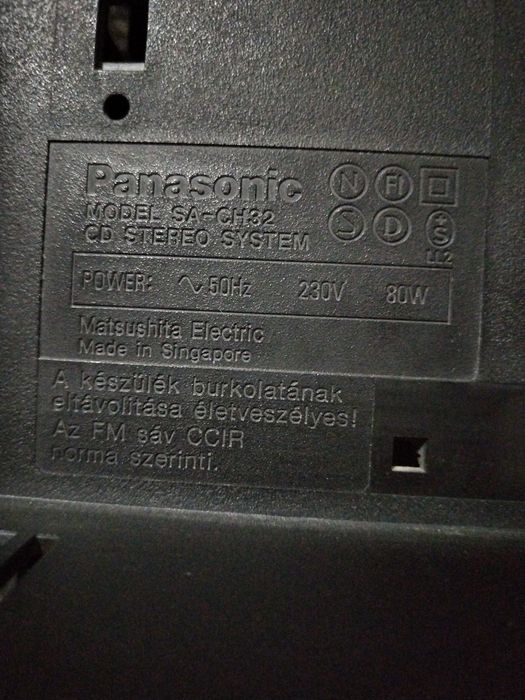 Combina audio Panasonic SA-CH32