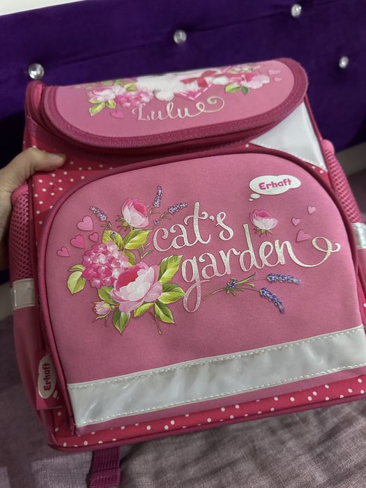 Рюкзак школьный для девочки розовый