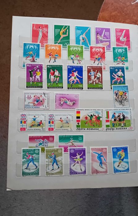 Clasor cu timbre vechi