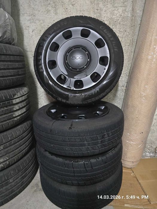 Джанти с гуми за Фиат 500