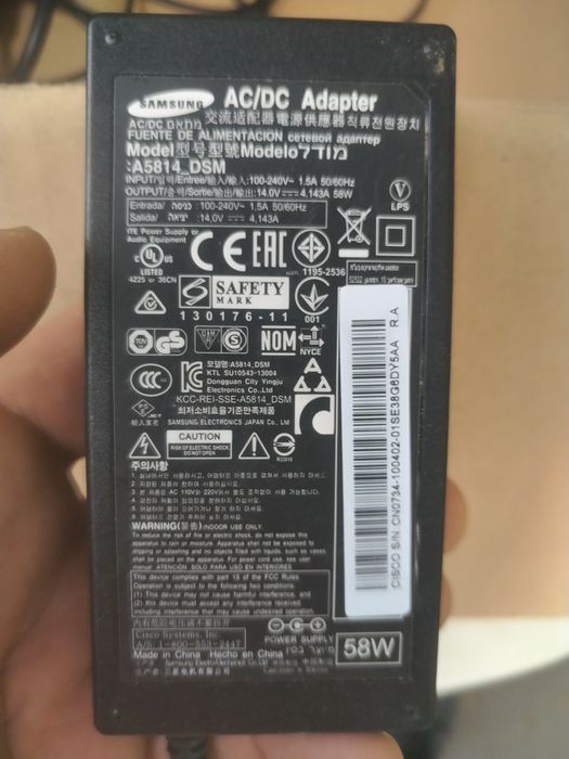 Incarcator alimentator samsung 14v 14,4A 58w