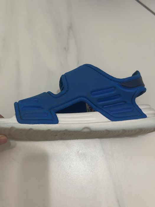 Кроксы унисекс сине-зеленые