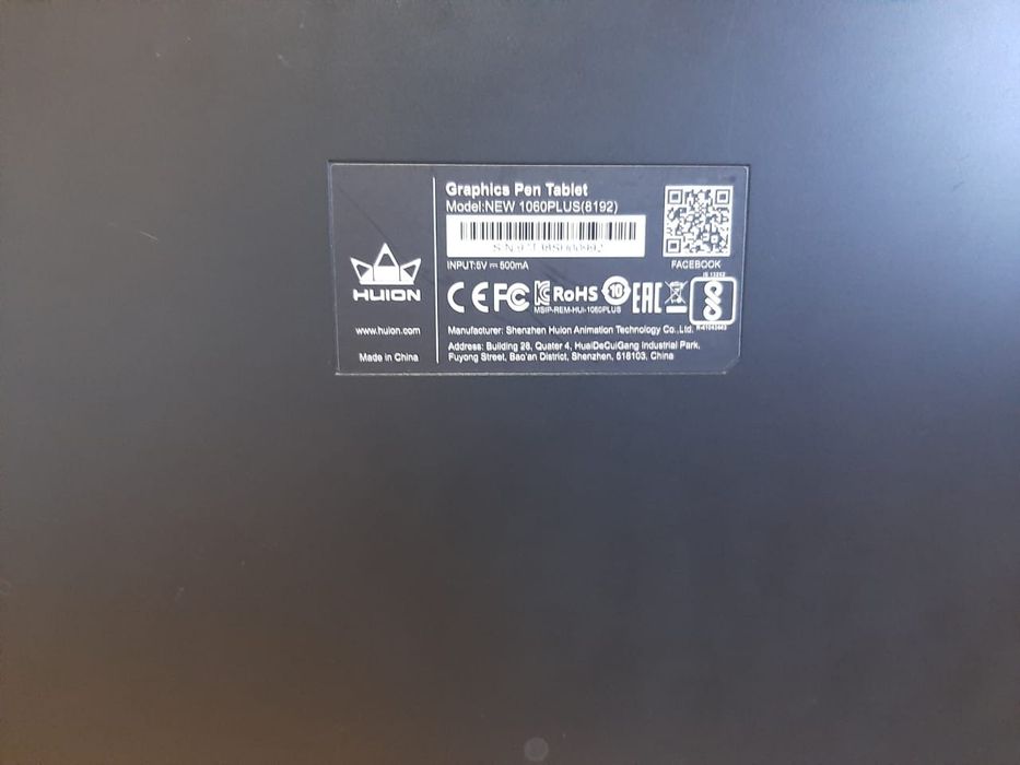 Графический планшет Hunion New 1060 Plus