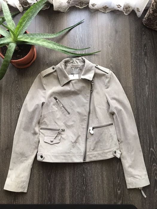 Geaca Asos noua piele intoarsa naturala originala