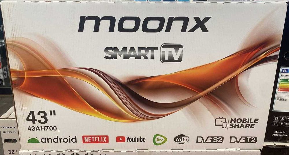 Телевизор MOONX 43AH700 Smart С Голосовым пультом
