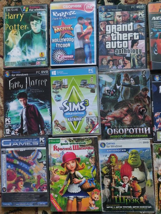 Компьютерные игры на дисках