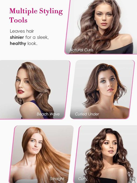 2 в 1 Керамична преса и маша за коса изправяне и къдрене LANDOT