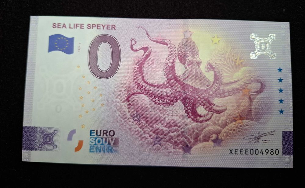 Сувенирна банкнота 0 €