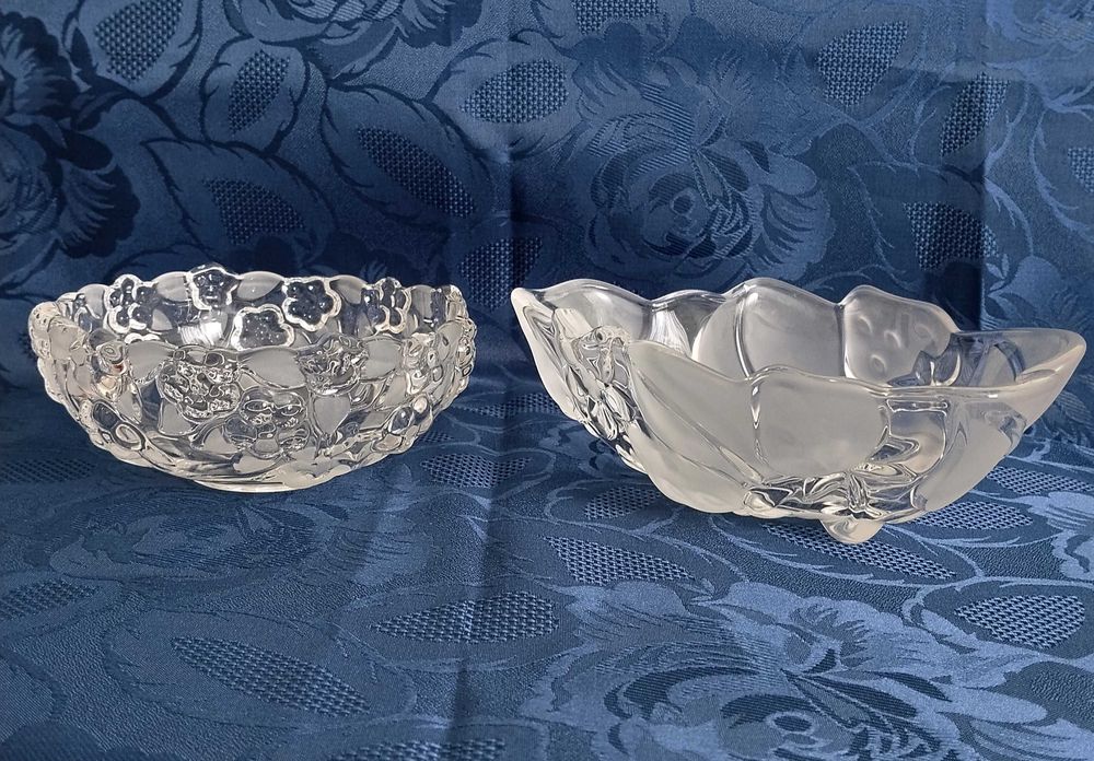 Walther glas Германия две купички от кристално стъкло