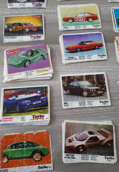 Картинки от дъвки Турбо, Турбо Спорт, Турбо Супер