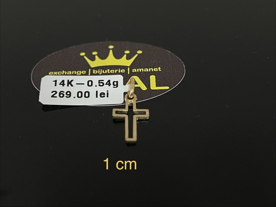 Bijuteria Royal CB : Pandant aur nou 14k 0,54gr