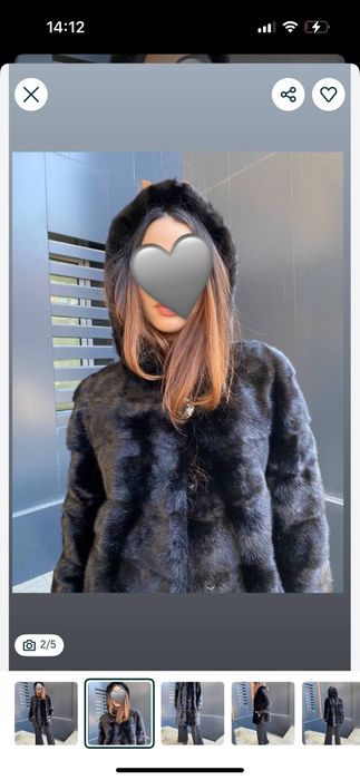 Скидка.Натуральная,норковая шуба трансформер