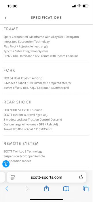 SCOTT Spark 930 Green Bike