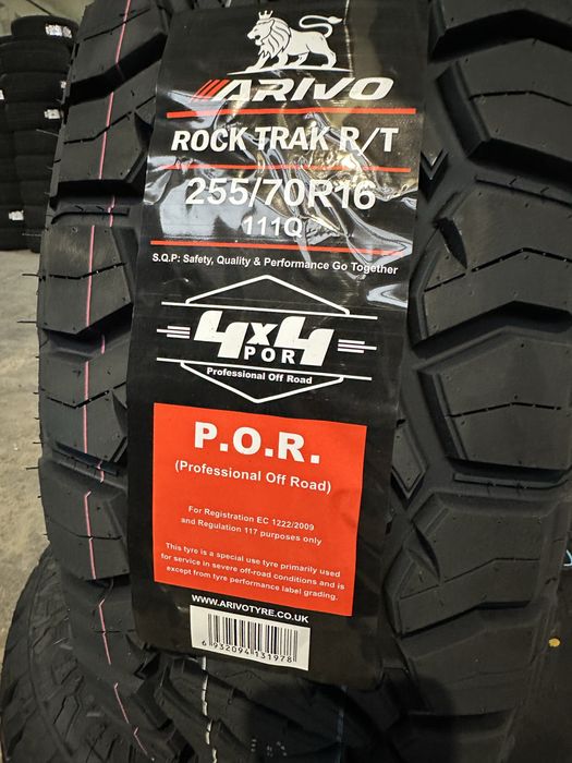 Нови джипови гуми ARIVO ROCK TRAK R/T 255/70R16 111Q БОРД 2557016
