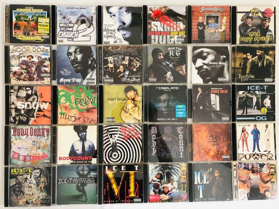 NWa Wu Tang Snoop Rap CDs Nas Mobb Deep Nelly Hip Hop CD Eazy E Akon