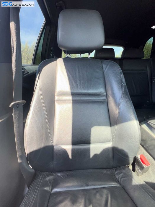 Interior Piele Neagra Scaun Scaune Fata Electrice Stanga Dreapta cu Incalzire si Bancheta cu Spatar BMW X5 E70 2006 - 2013 [Q6895]