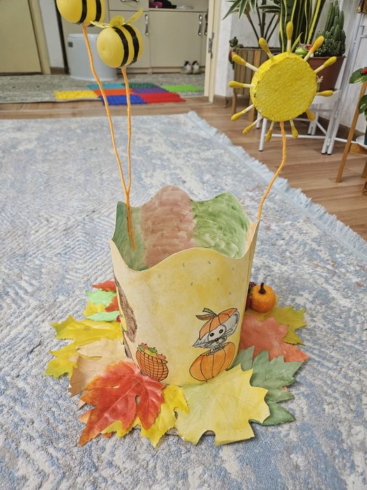Поделки в садик шляпа тема осень