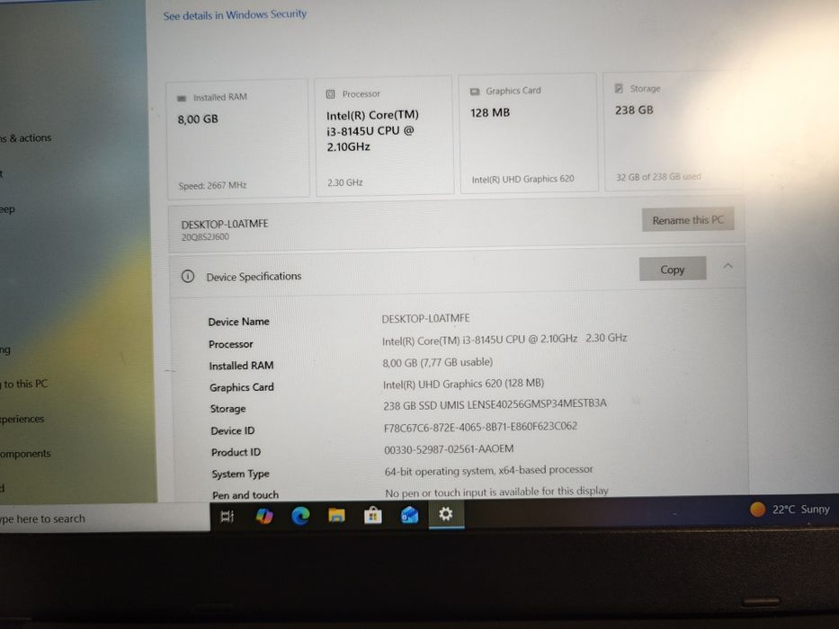Lenovo Thinkpad l590
