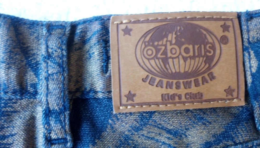 Детски дънков панталон , детски ластични дънки за момиченце Özbarıs