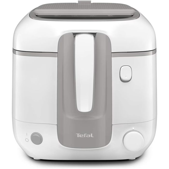 Фритюрник Tefal Super Uno Access FR3100, 1800W, 1,5 кг, регулируем термостат, Бял/Сив