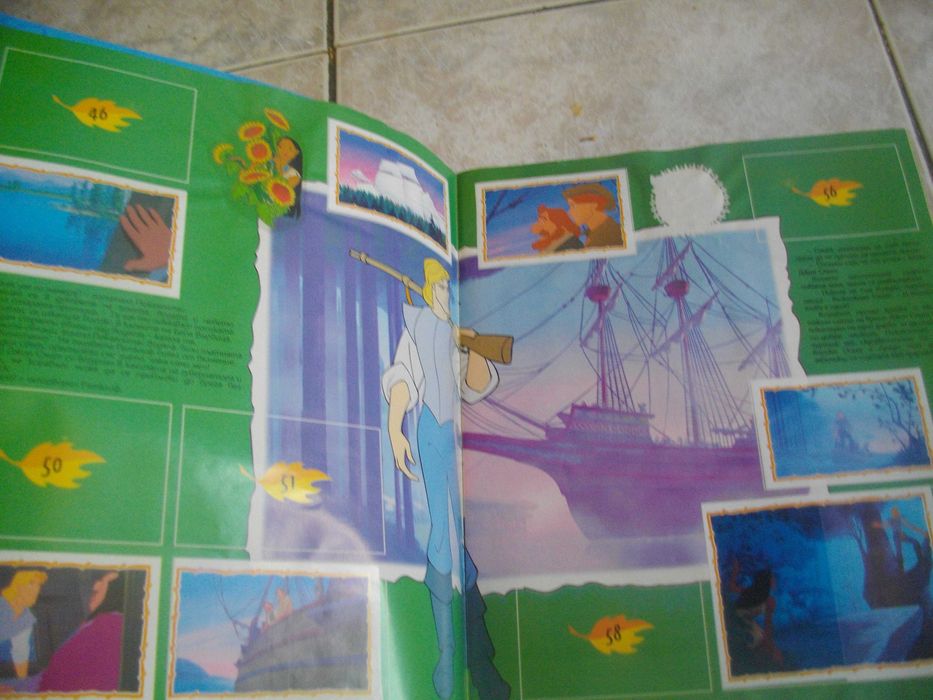 Албум За Лепенки/Стикери Покахонтас  Disney-1995/1996г