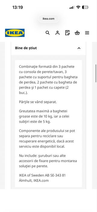 Galerii Ikea - negre