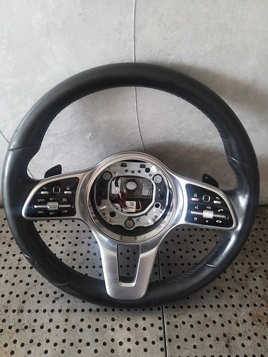 Volan piele in 3 spite cu comenzi si padele mercedes e class w213 a0050071599