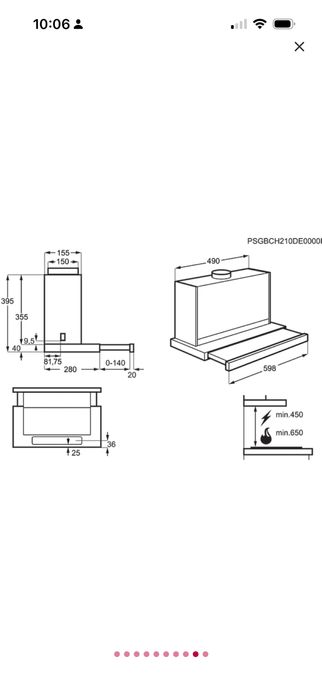 Hota telescopica Electrolux