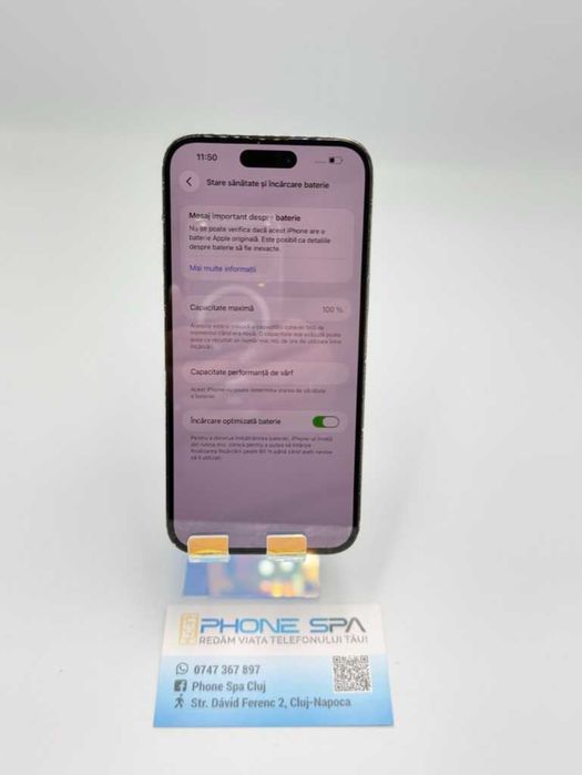 iPhone 14 Pro Max 128Gb 100%- Din magazin,cu garantie! RATE TBI !