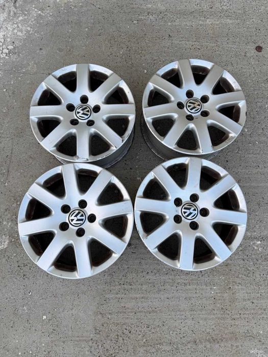 Set Jante aliaj R16 prindere 5x112 205/55/R16 VW SEAT SKODA fara anvelope