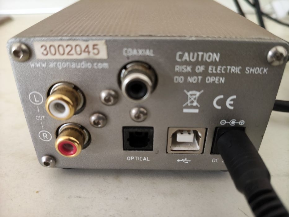 Argon DAC 1, dac audio cu intrari digitale optic și coaxial, USB, perfect funcțional