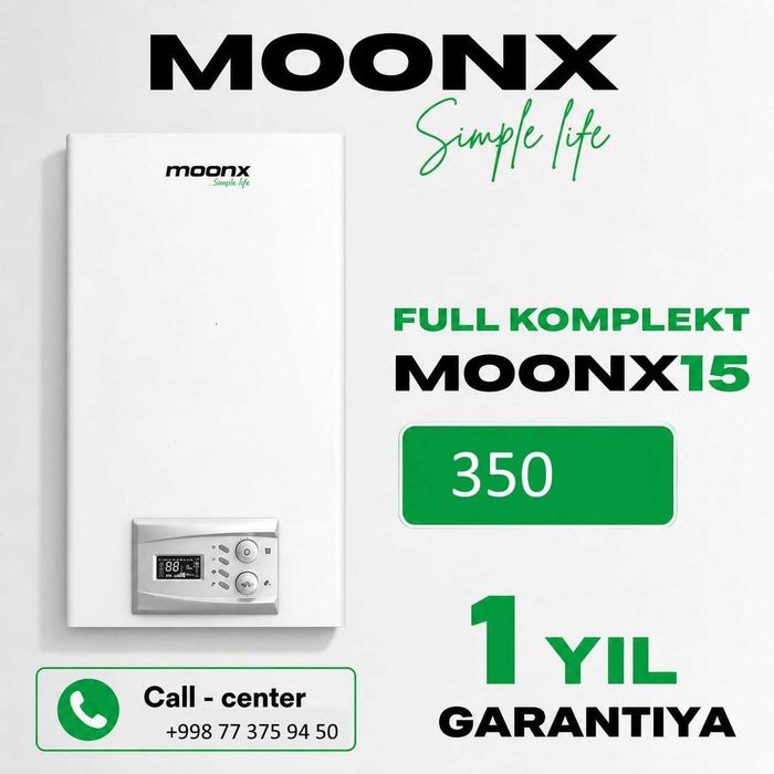 MOONX 15kVt gaz kotel katyol Газ котел ИСИҚЛИК ВА ИҚТИСОД бир катёлда!