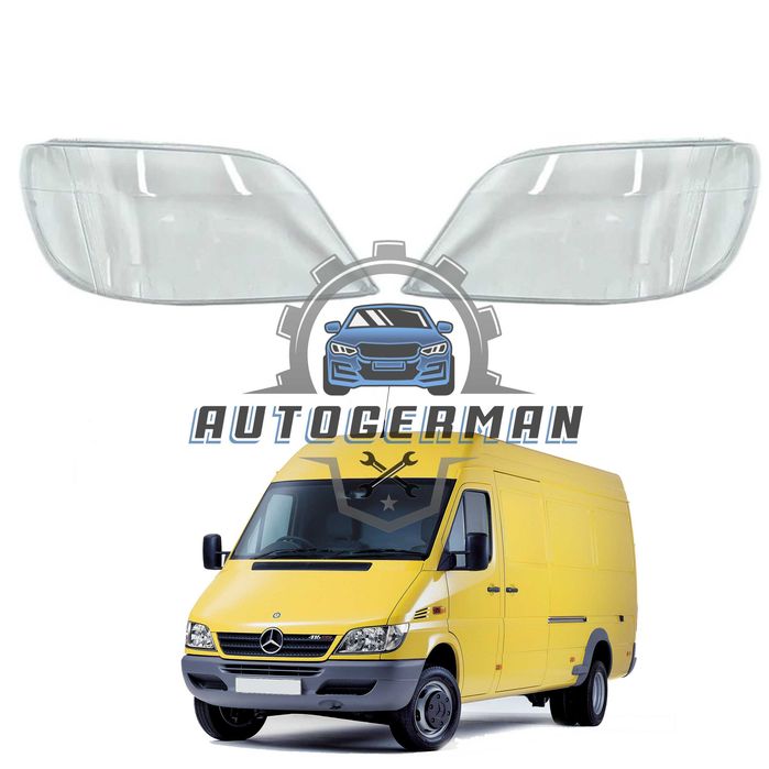 Капаци фарове Mercedes Sprinter (01-03) стъкло фар крушки Мерцедес Спринтер xenon