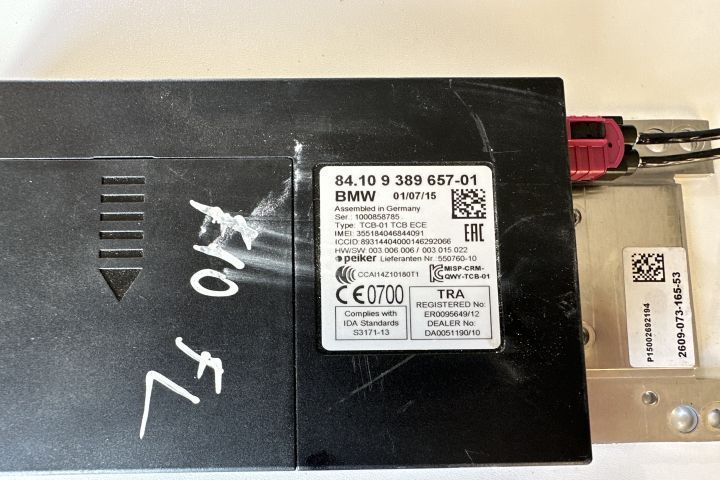 Modul bluetooth 9389657 BMW Seria 6 F06/F12/F13 [facelift] [2015 - 20