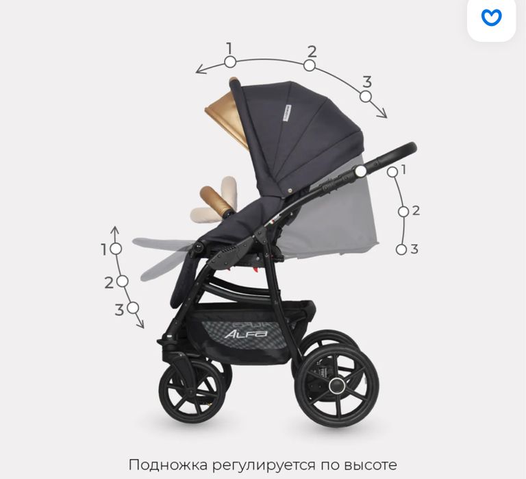 Коляска лето-зима 2 в 1