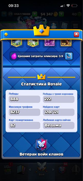 Аккаунт клэш рояль