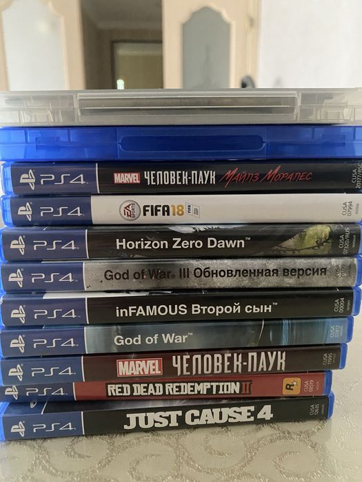 Набор игр PS4 (Spider-Man, RDR2, God of War, Horizon и др.)