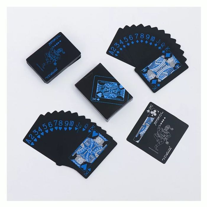 ЧЕРНИ и PVC пластмасови водоустойчиви карти за покер