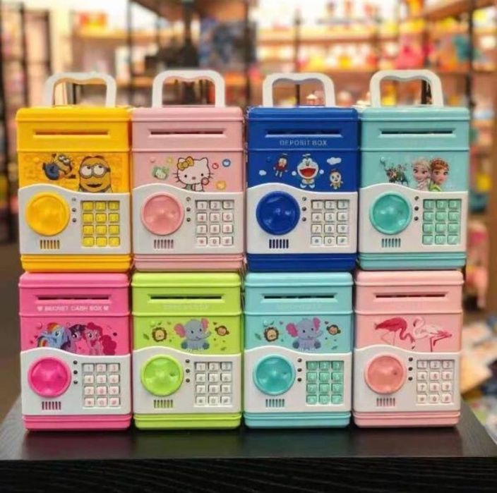 Электронная копилка сейф Миньоны, Helo kitty