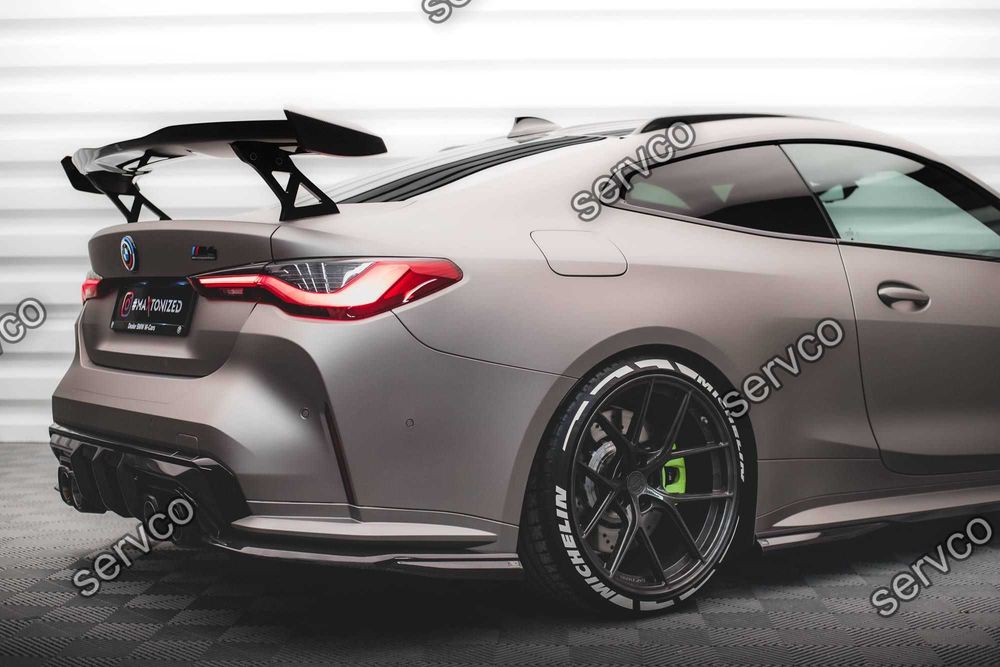 Prelungire bara spate Bmw Seria M4 G82 2021- v5 - Maxton Design Carbon