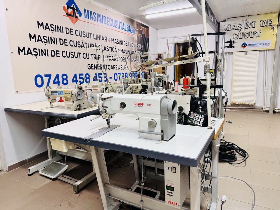 Masina de cusut liniar automata cu motor direct drive 220v Pfaff 1183