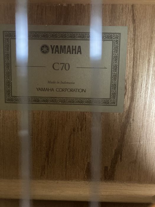 Классическая гитара Yamaha C70 (Индонезия)