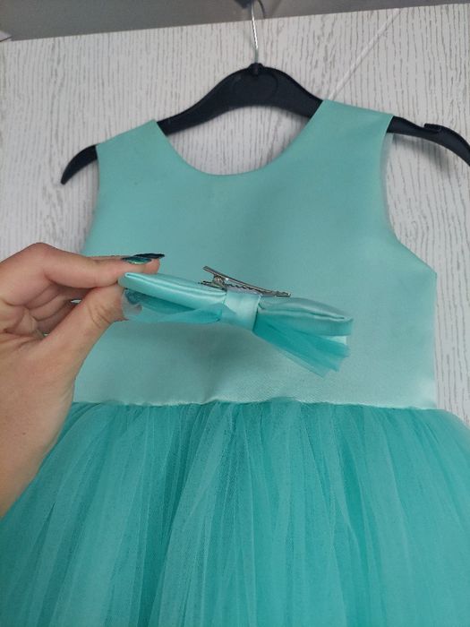 Официална рокля тюркоаз