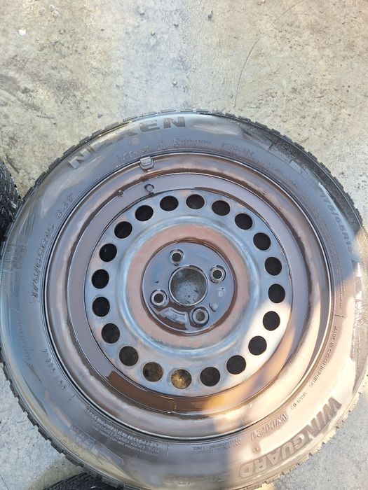 4бр. Джанти с гуми 15 цола 4x100 Honda Jazz / Хонда Джаз 2010г.