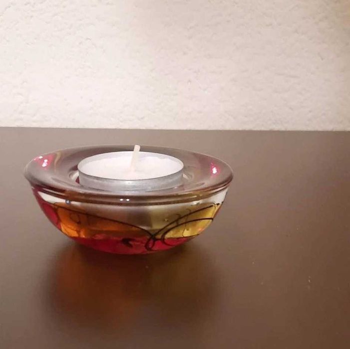 Кристални кана, ордьовър, бонбониера и свещник