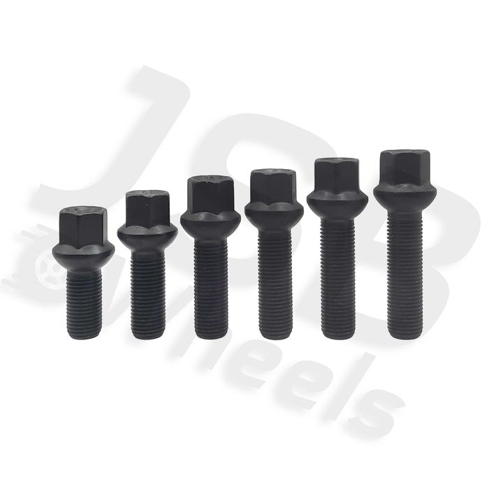 Prezoane negre noi jante aliaj M14x1.5 35 mm, VW, Seat, Skoda, Audi