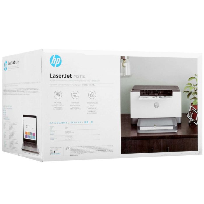 - Принтер HP LaserJet M211d (A4, Duplex, USB)